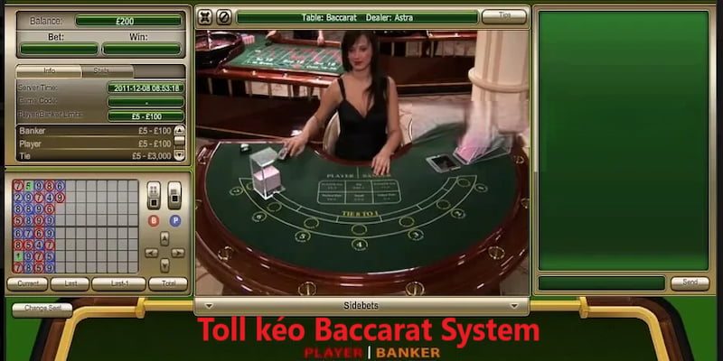 Tool dự đoán kết quả Baccarat System 